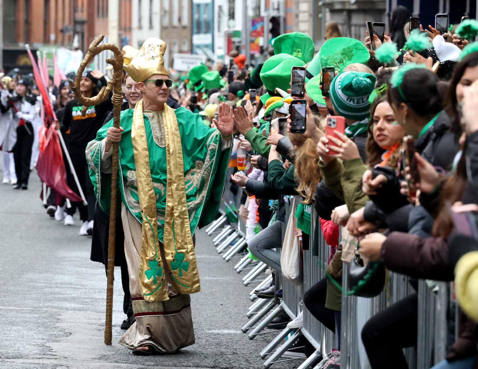 The St Patricks Day parade 2023 in Dublin