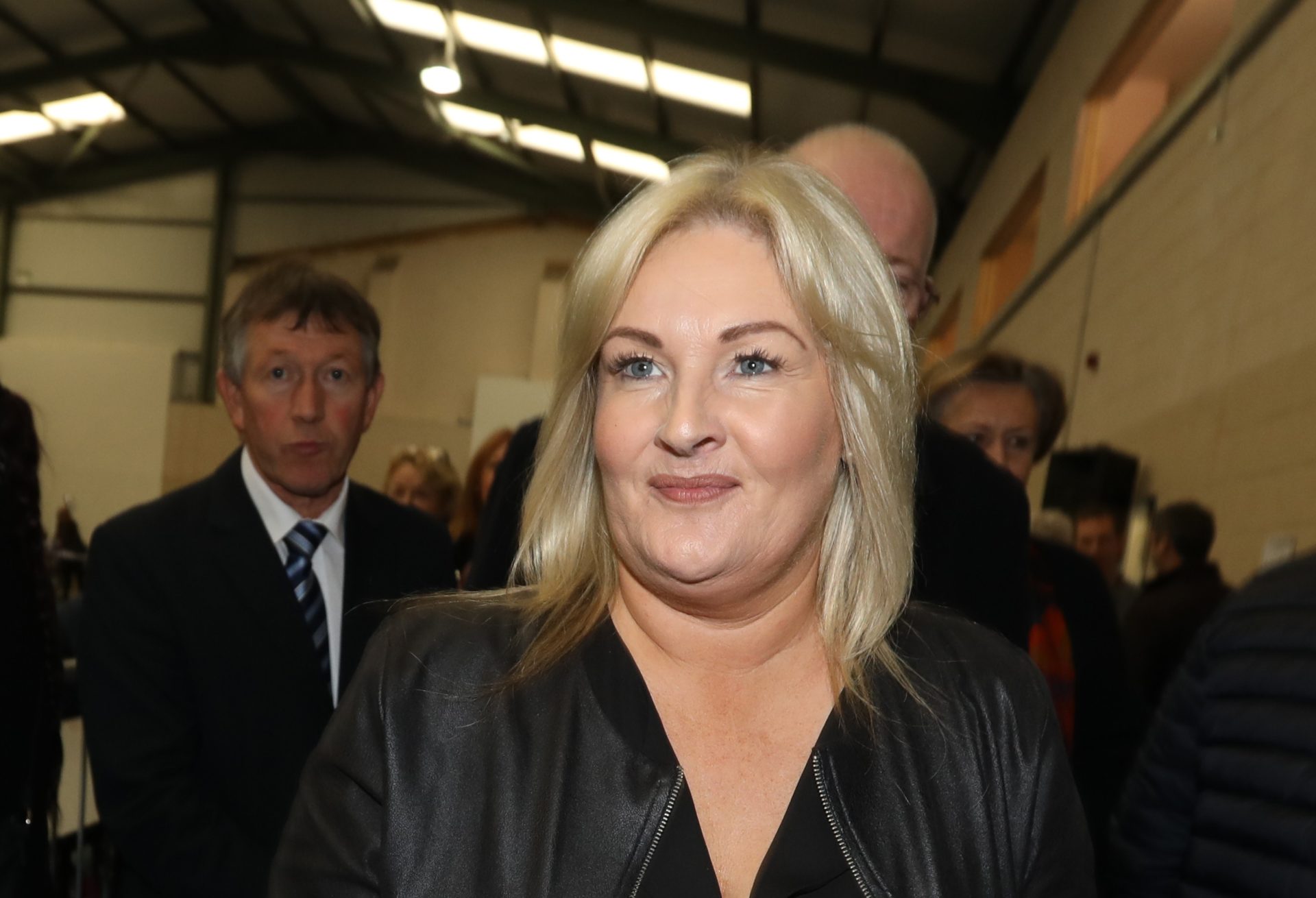 Verona Murphy is pictured at a Wexford by-election count in November 2019.