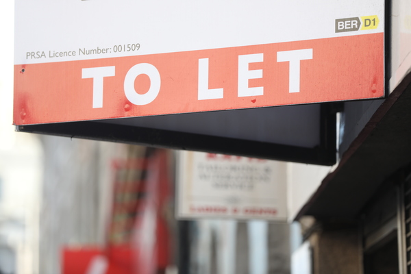 Red "To Let" Sign