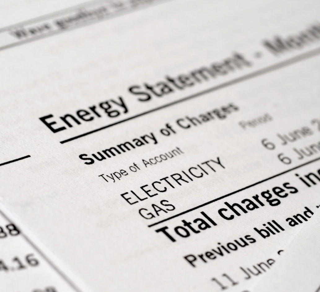 An energy bill is seen in 2009.