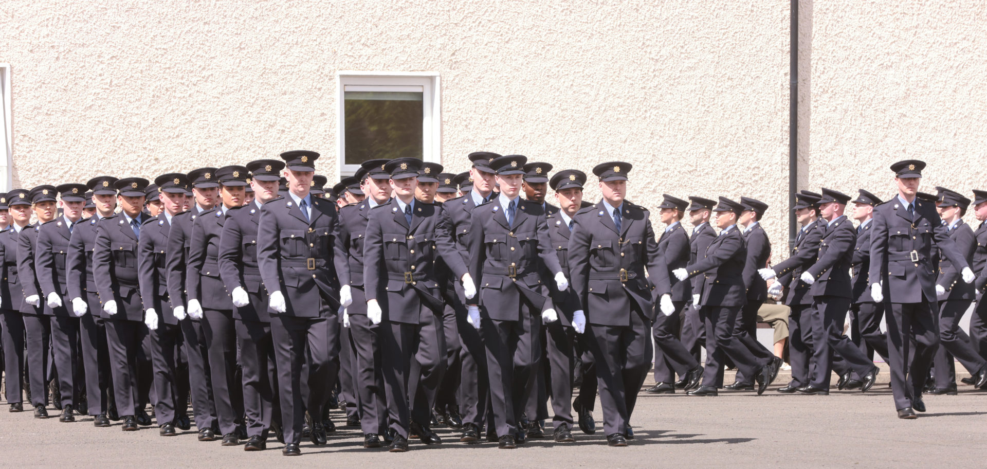 19/5/2022. Garda Passing Out Parade, Templemore. New Garda recruits on parade at the Garda Training College in Templemore. Photo: Eamonn Farrell/RollingNews.ie