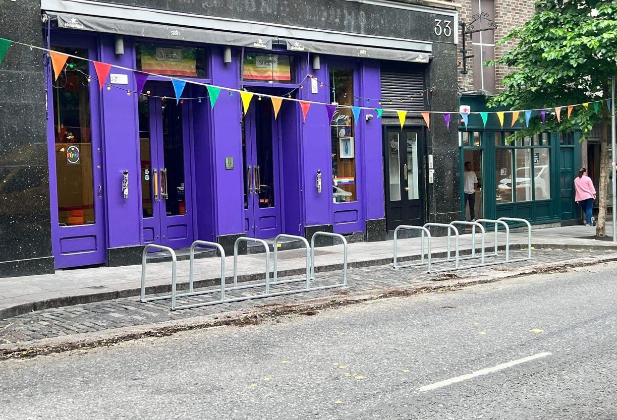 Street 66 Dublin bar furious as new bike rack blocks outdoor seating