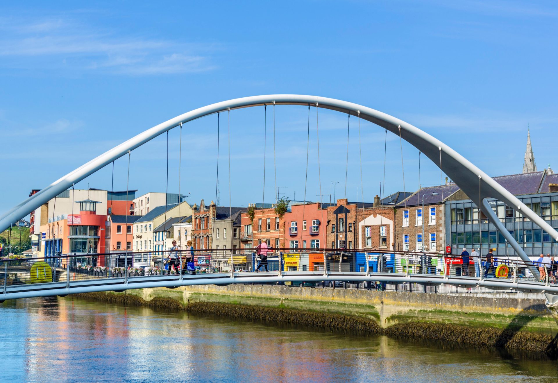 The Hugh De Lacy Bridge over the River Boyne in Drogheda, Co Louth in September 2014.