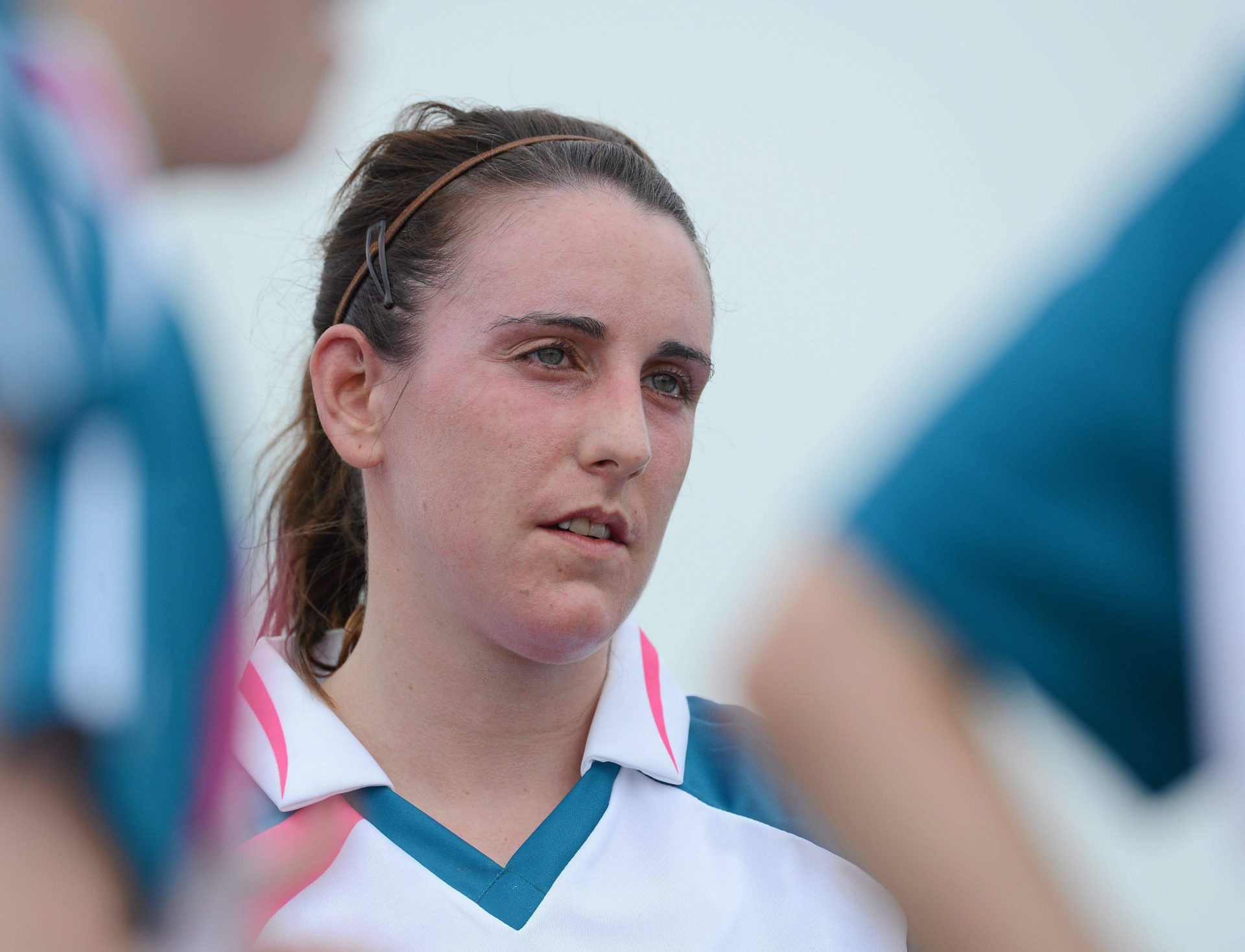Dublin's Siobhán McGrath at the 2012 TG4/O'Neills Ladies All-Star Tour Exhibition Game in Toronto, Canada