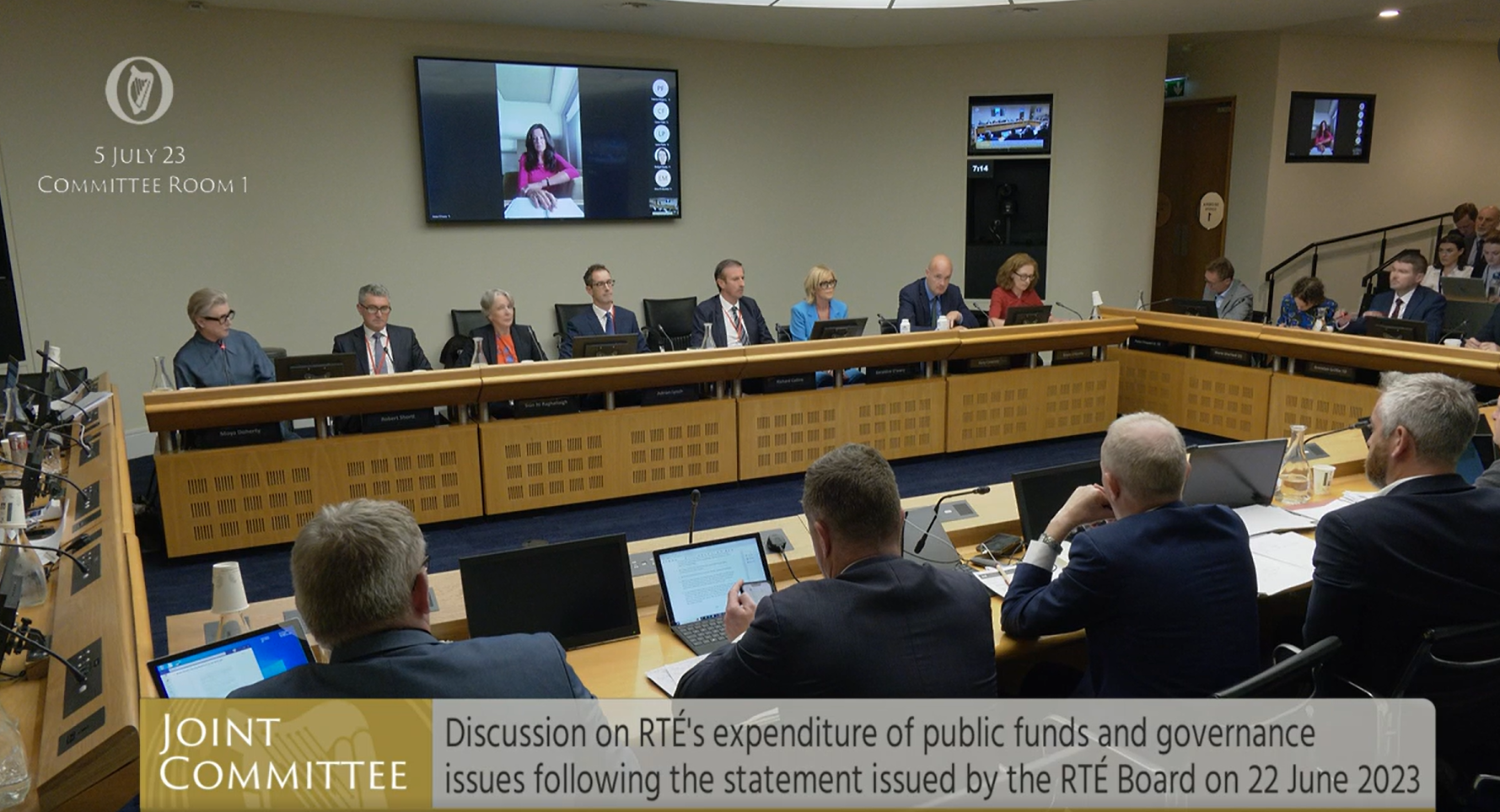 RTÉ executives appearing before the OIreachtas Media Committee