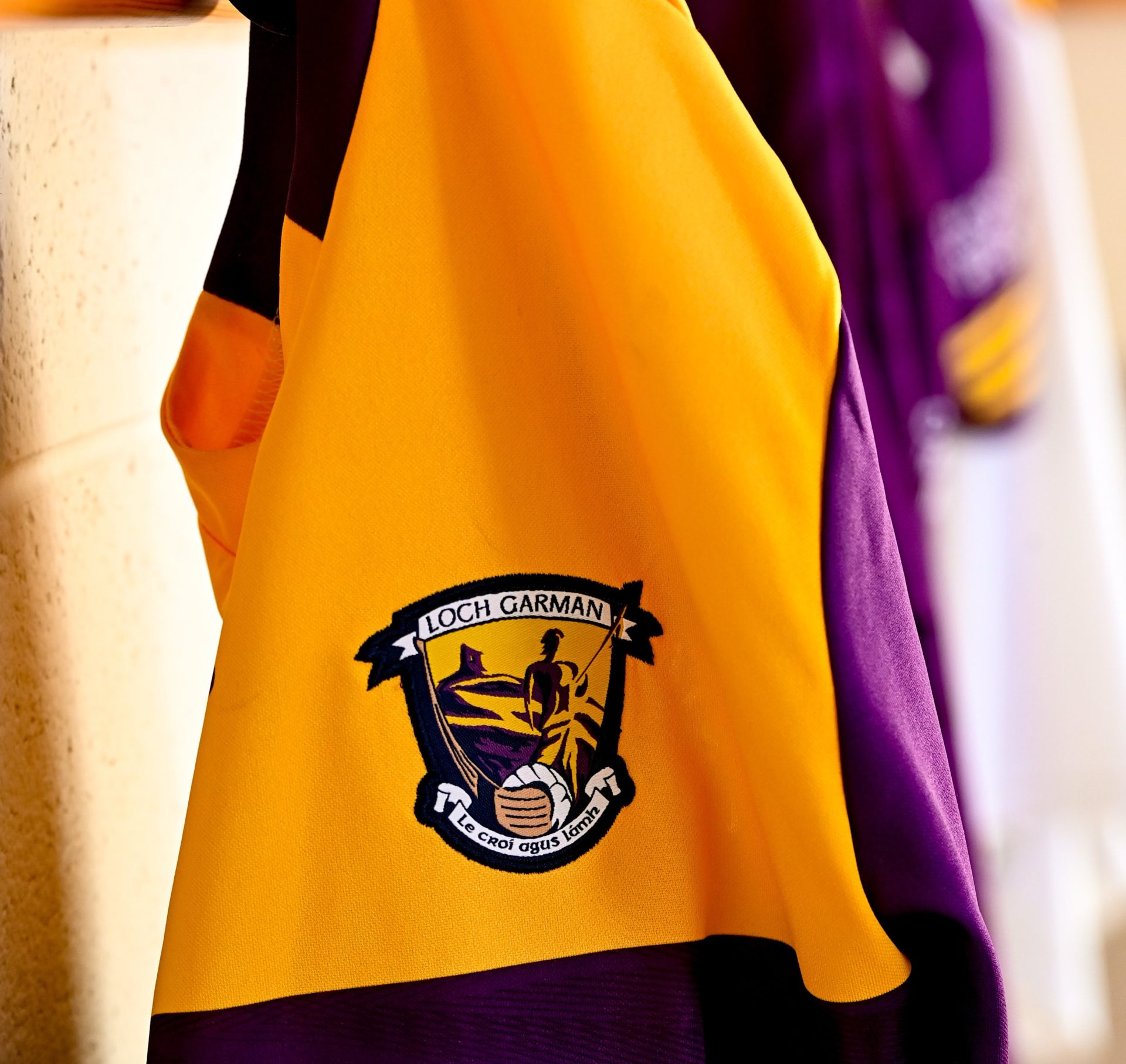 A Wexford jersey is seen in Ferns in March 2023.