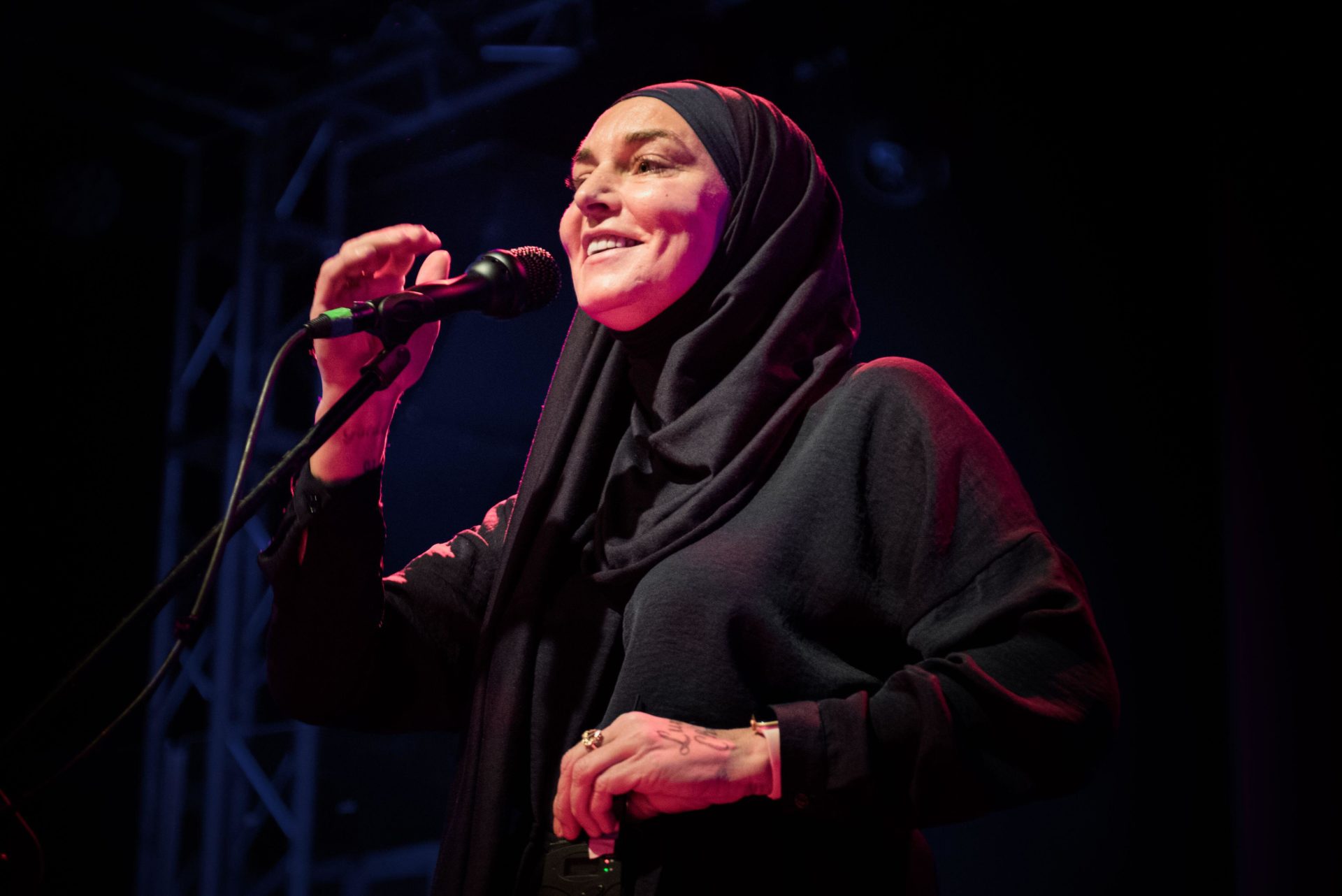 Sinead O'Connor performing at Hiroshima Mon Amour in Torino, Italy, 19-1-20.