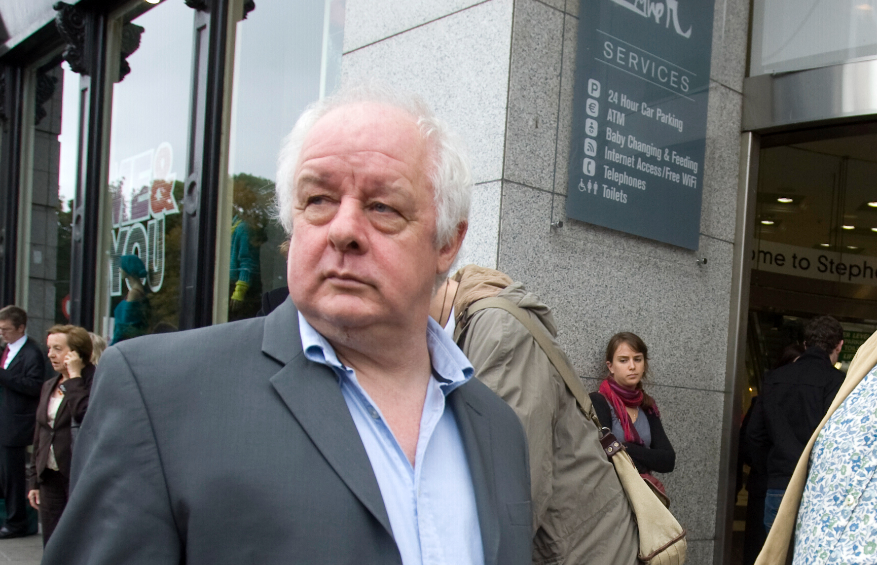 Jim Sheridan at a campaign event in 2009. 