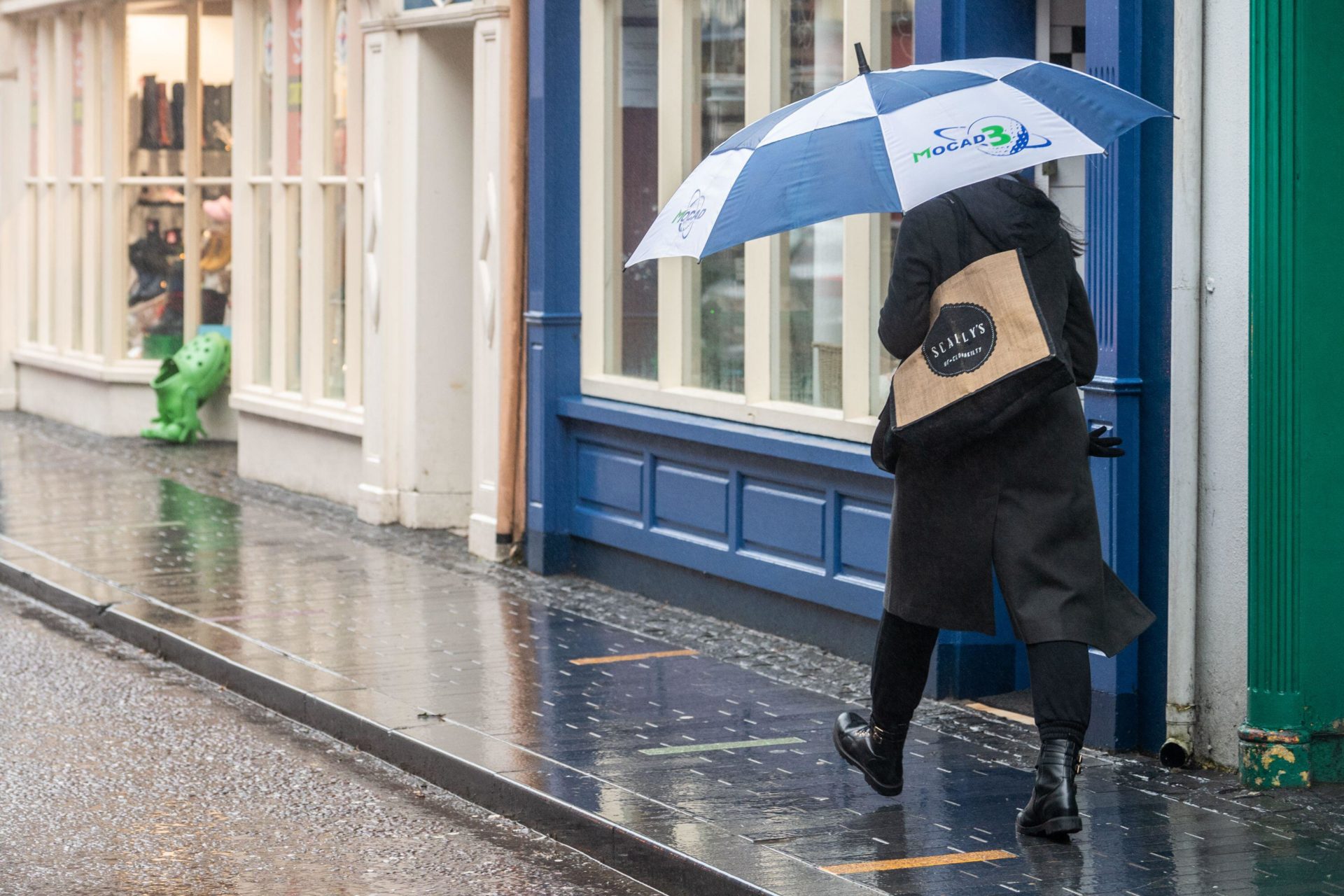 Rainy weather in Clonakilty, Co Cork