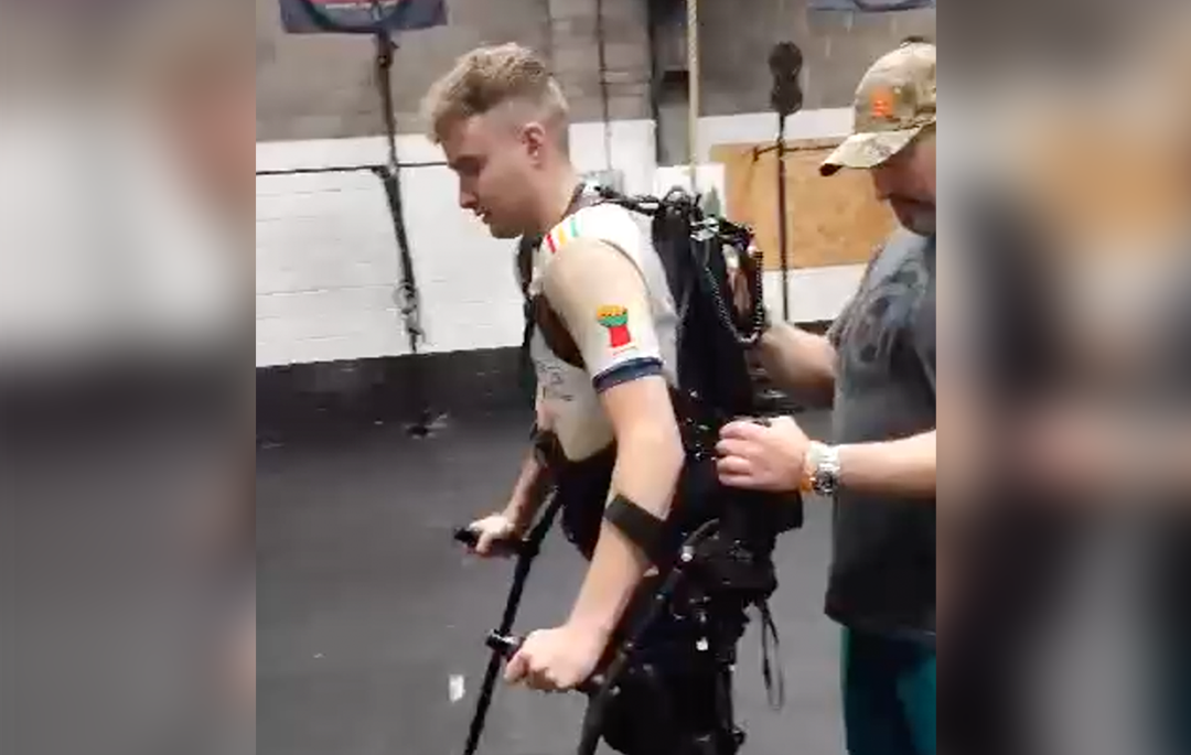 Exoskeleton suit helping Waterford GAA star to walk again after car crash - Vimarsana News