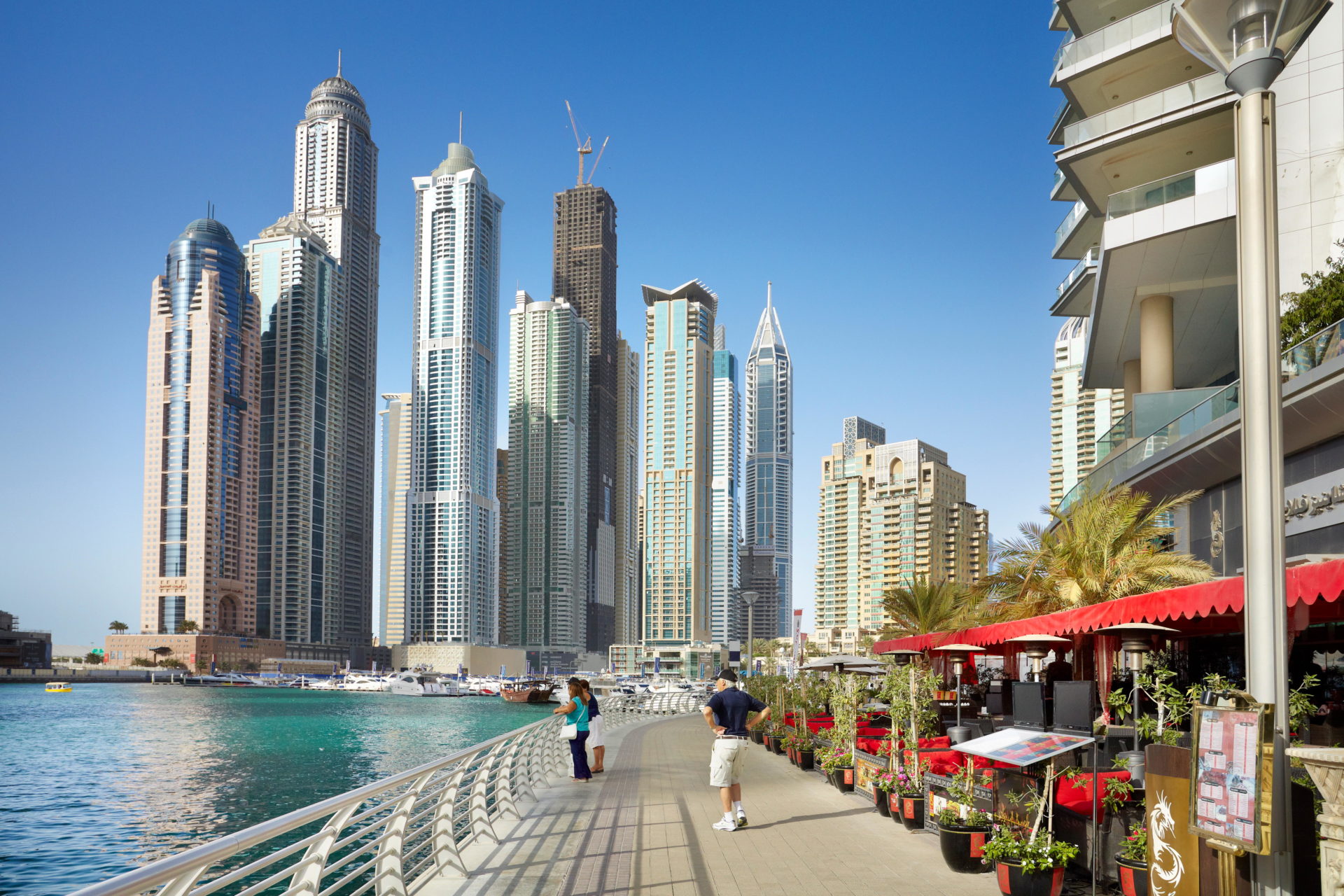 The marina in Dubai, United Arab Emirates is seen in March 2012.