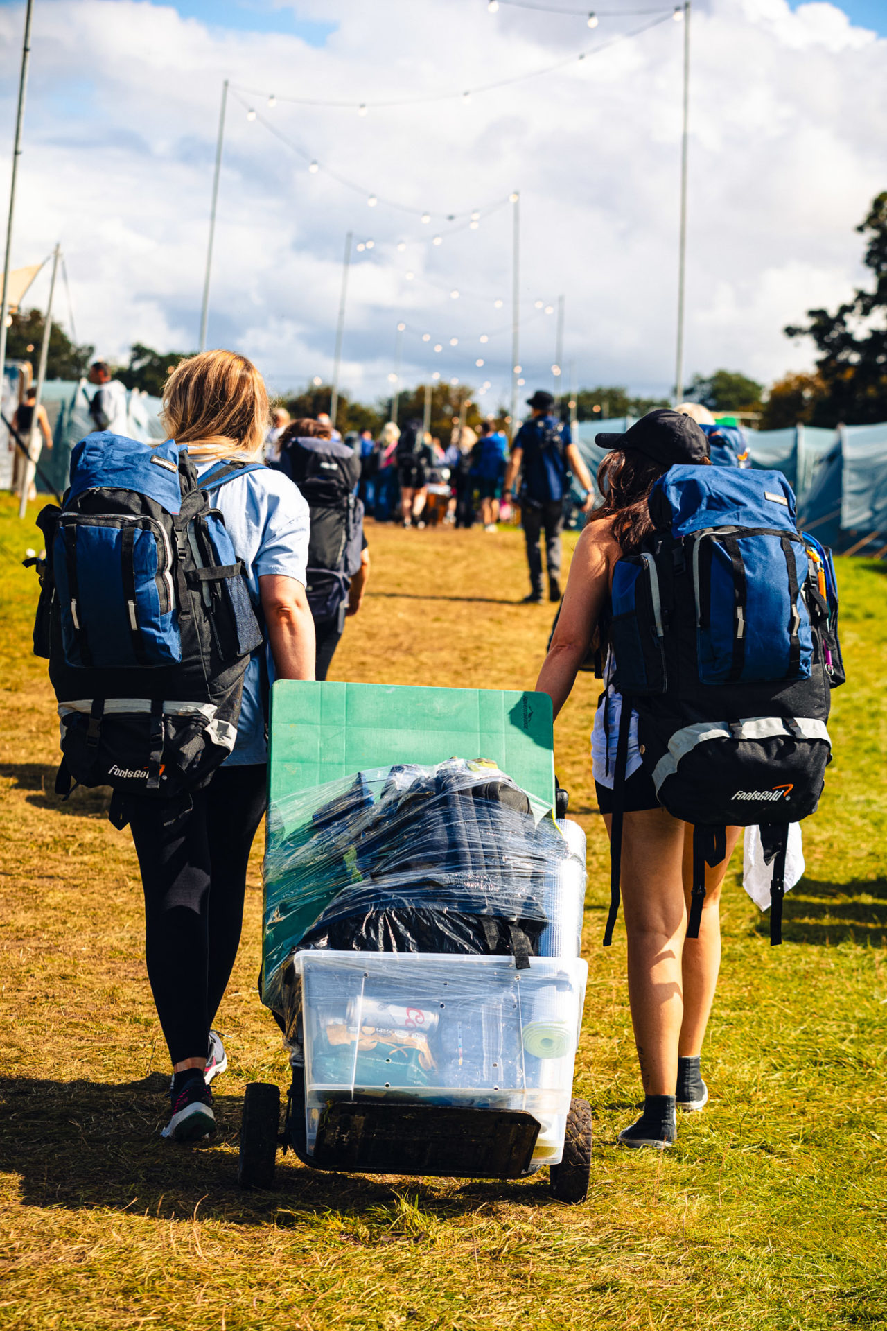People arrive at Electric Picnic. Image: Electric Picnic