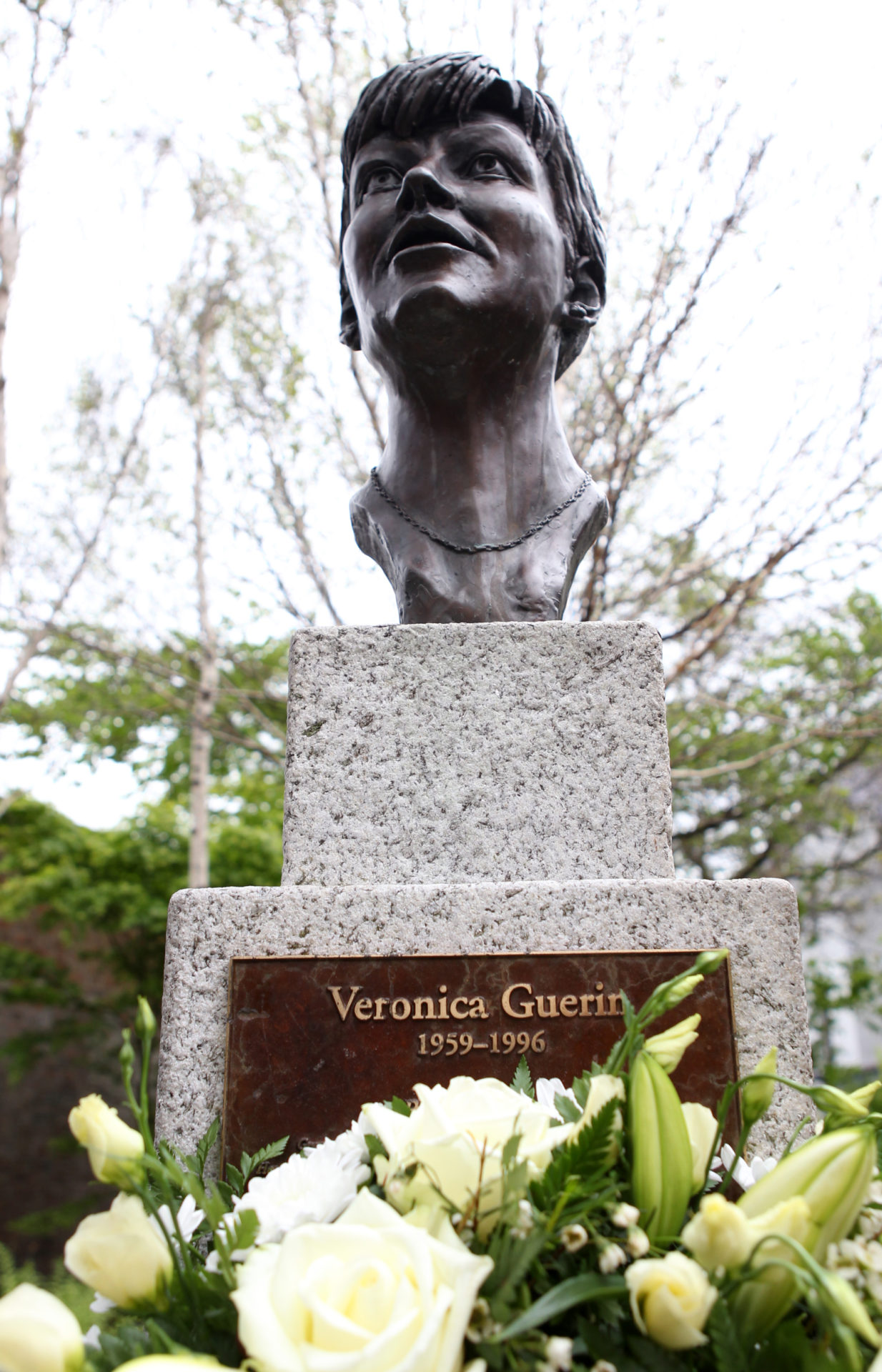The Veronica Guerin memorial in Dublin Castle