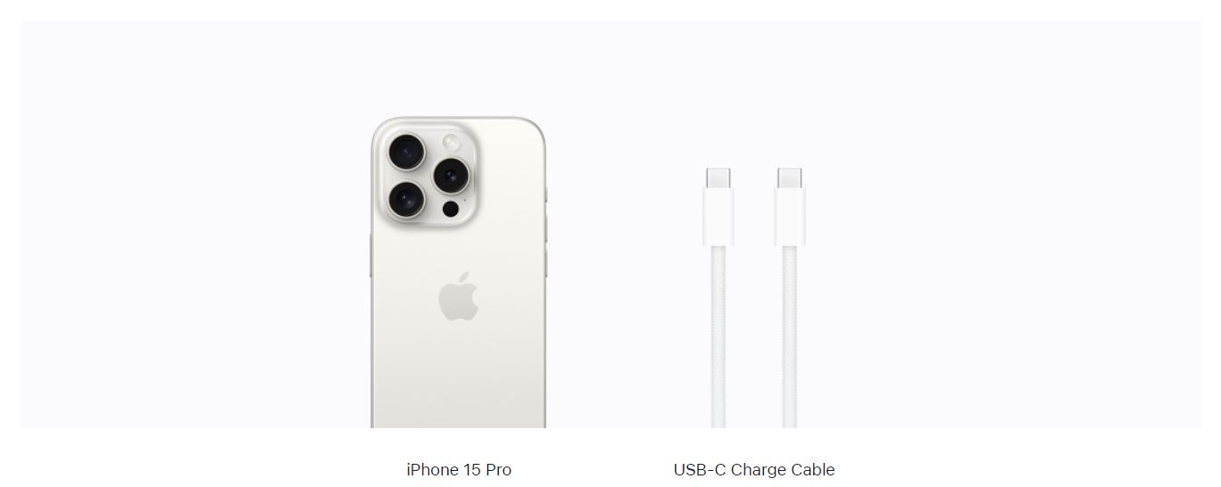 Apple's new USB-C cables