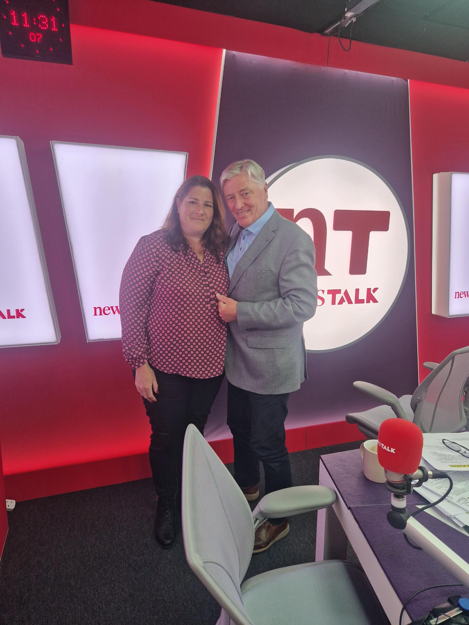 Lorraine and Pat (Photo by Newstalk)