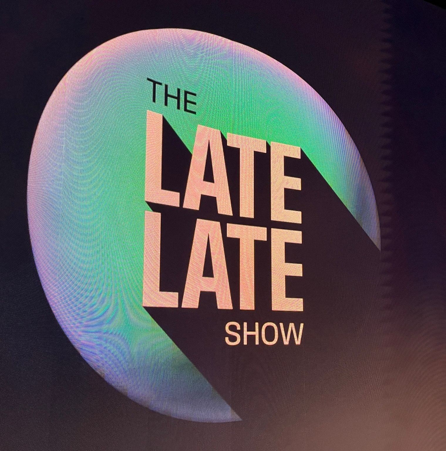 The new logo for The Late Late Show