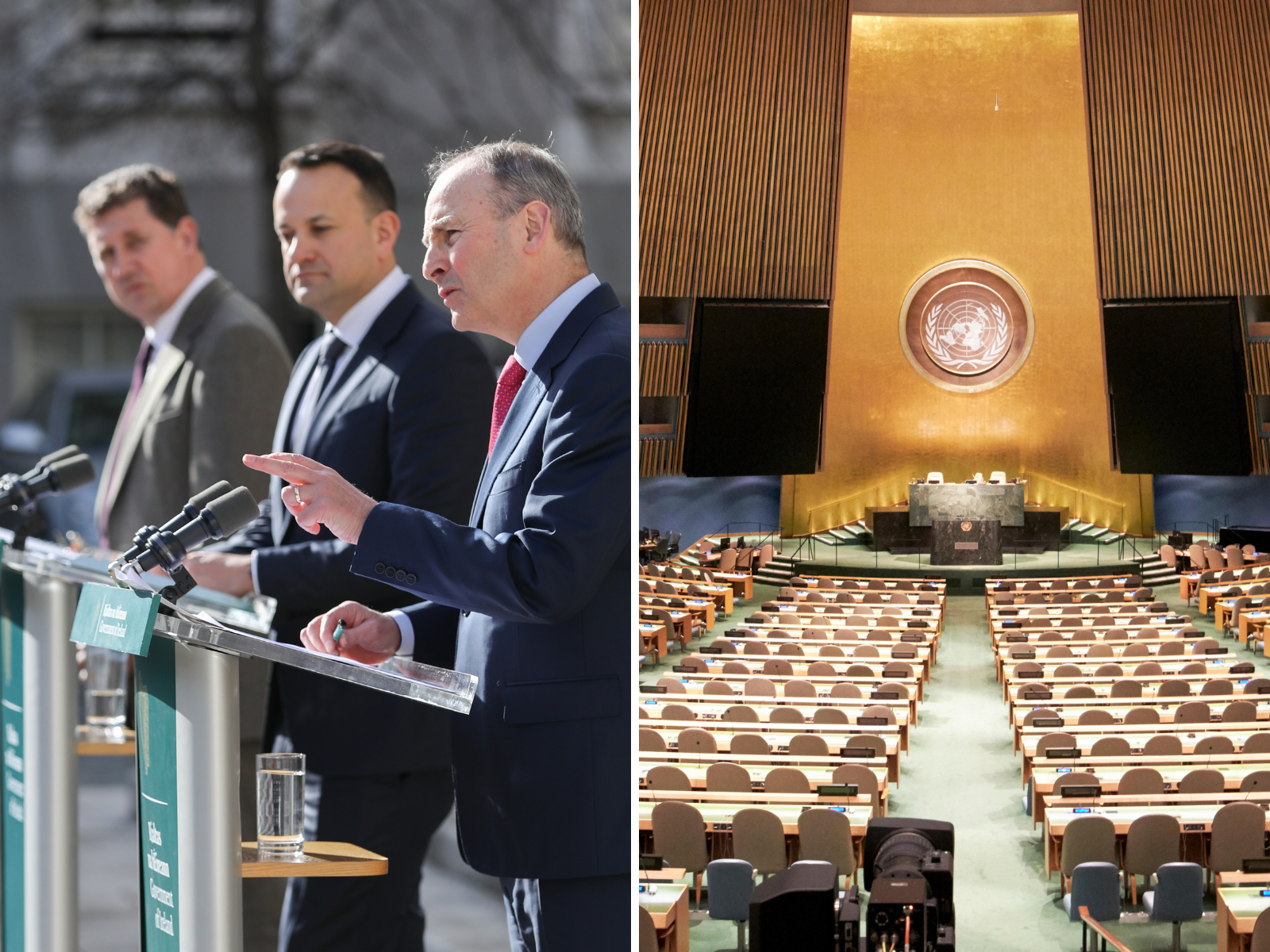 UN General Assembly: First time Taoiseach and Tánaiste miss start of Dáil - Vimarsana News