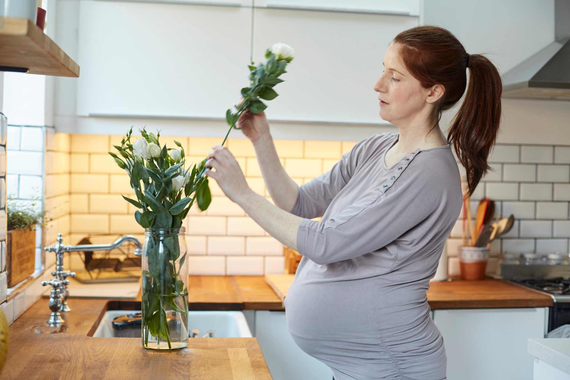 A pregnant woman (Cultura Creative RF / Alamy Stock Photo)