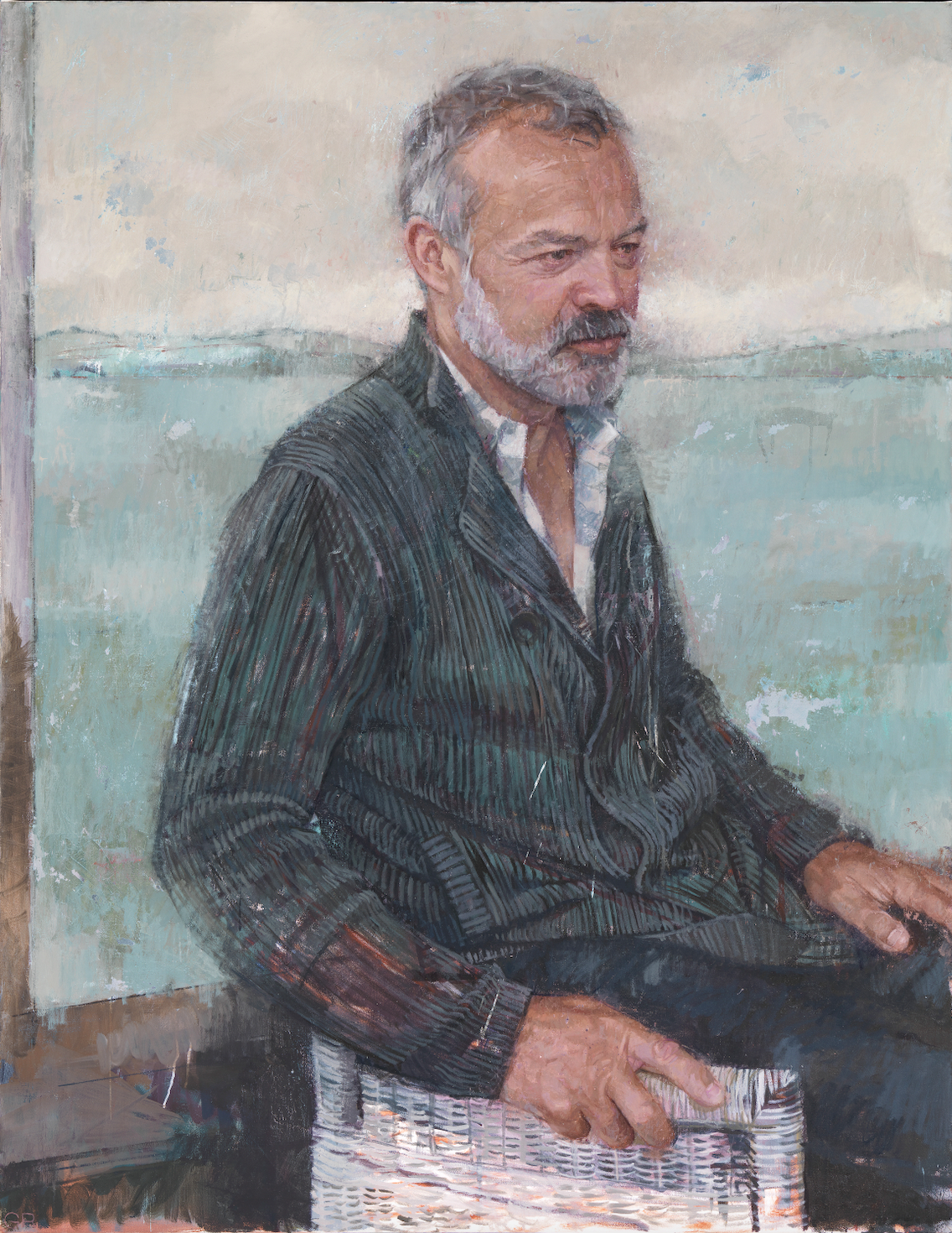 Gareth Reid's portrait of TV host Graham Norton, which hangs in the National Gallery of Ireland