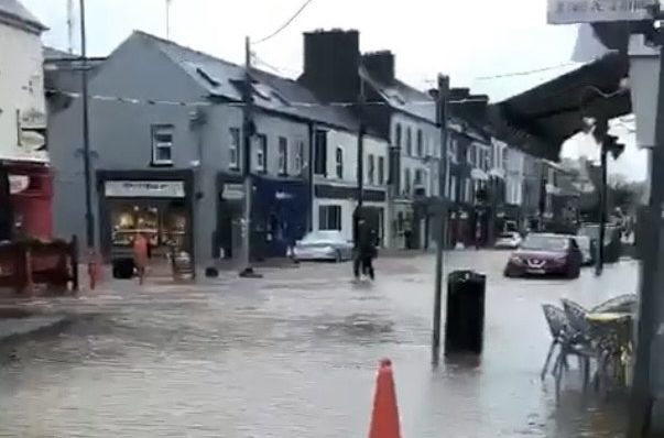 Flooding in Cork. Picture by RedFM.