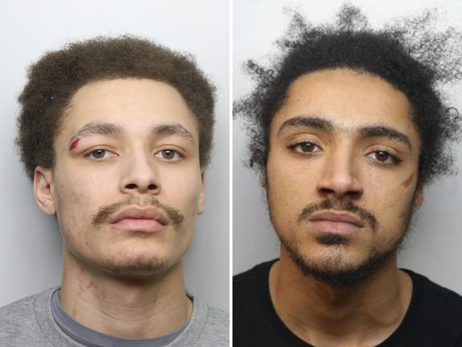 22-year-old Emile Riggan and 29-year-old Louis Grant (AKA O’Brien). Image: West Yorkshire Police