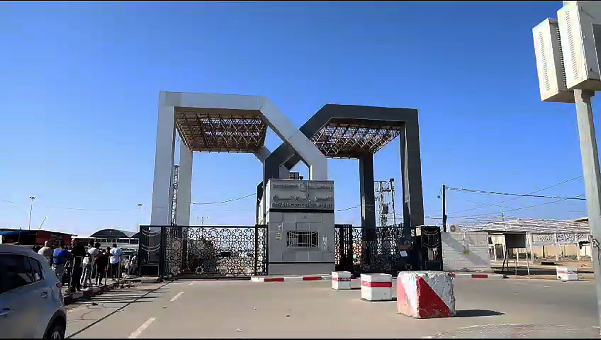 The Rafah Crossing between Egypt and Gaza, 07-10-2023. Image: UPI / Alamy