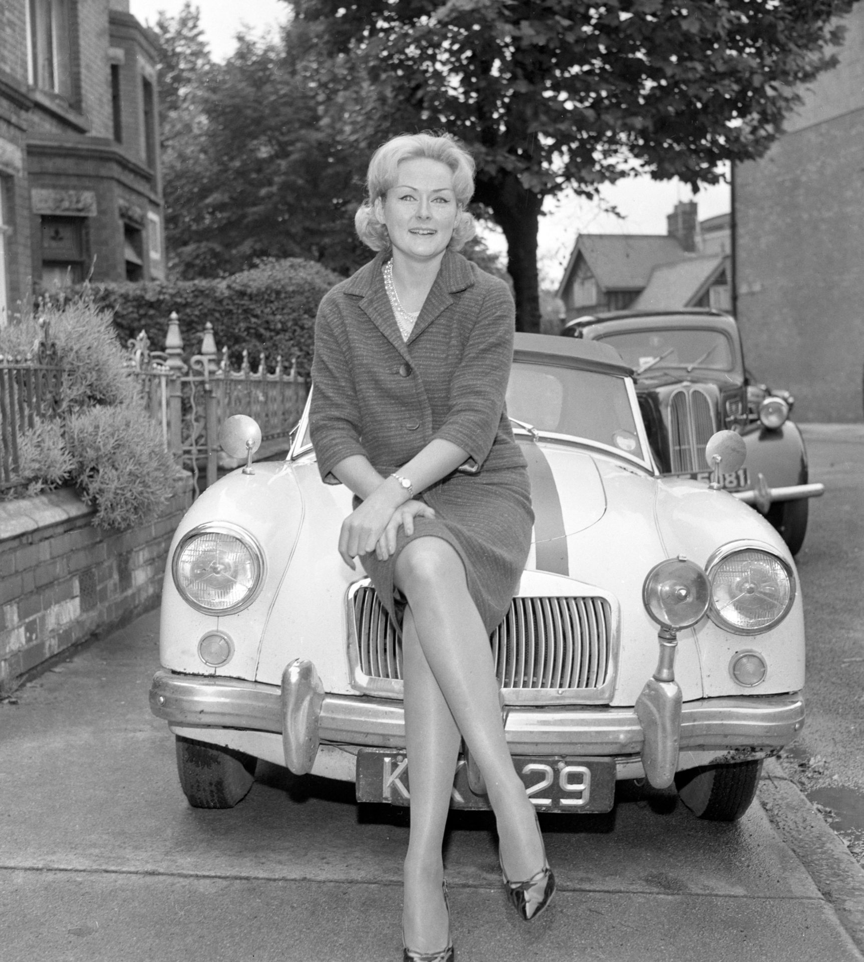 Rosemary Smith is pictured ahead of the Monte Carlo Rally, 17-1-1963.