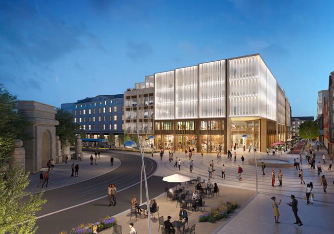 The proposed St Stephen's Green Shopping Centre redevelopment. 