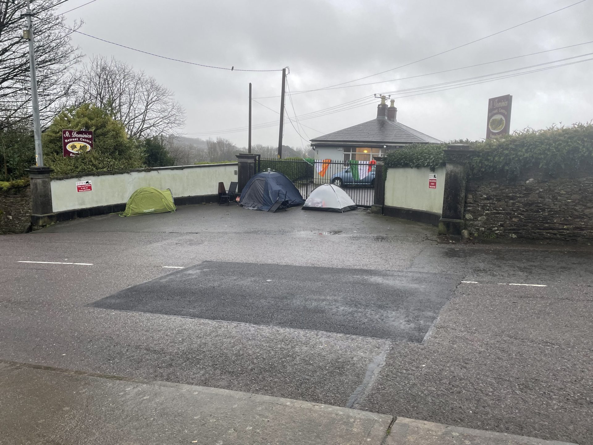 Protest mounted outside a proposed asylum centre in Mayfield - Vimarsana News