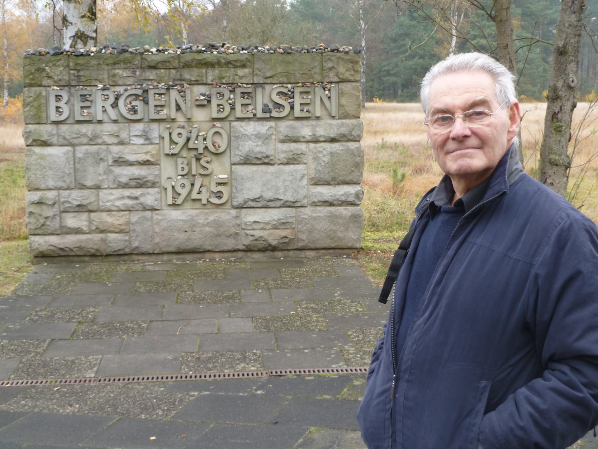 Tomi Reichental in Bergen Belsen. 