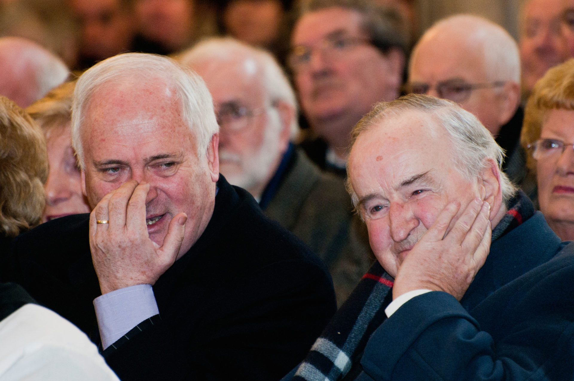 John Bruton and Albert Reynolds, former Taoiseachs of Ireland. Image: Stephen Barnes/Politics / Alamy Stock Photo