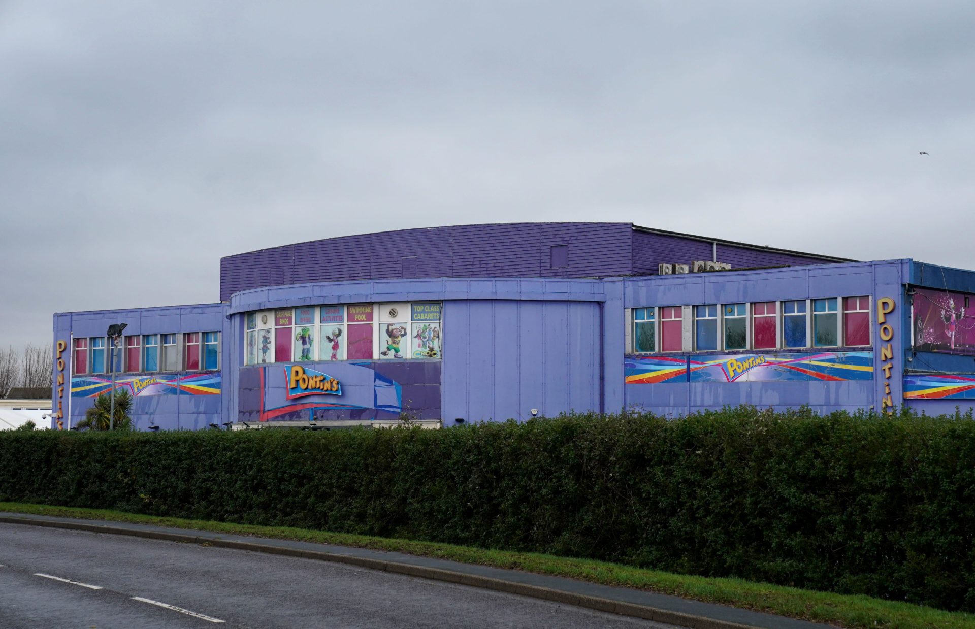 Pontins holiday park in Camber Sands, East Sussex, after the company announced the immediate closure of the site along with another of their sites in Prestatyn, Wales.