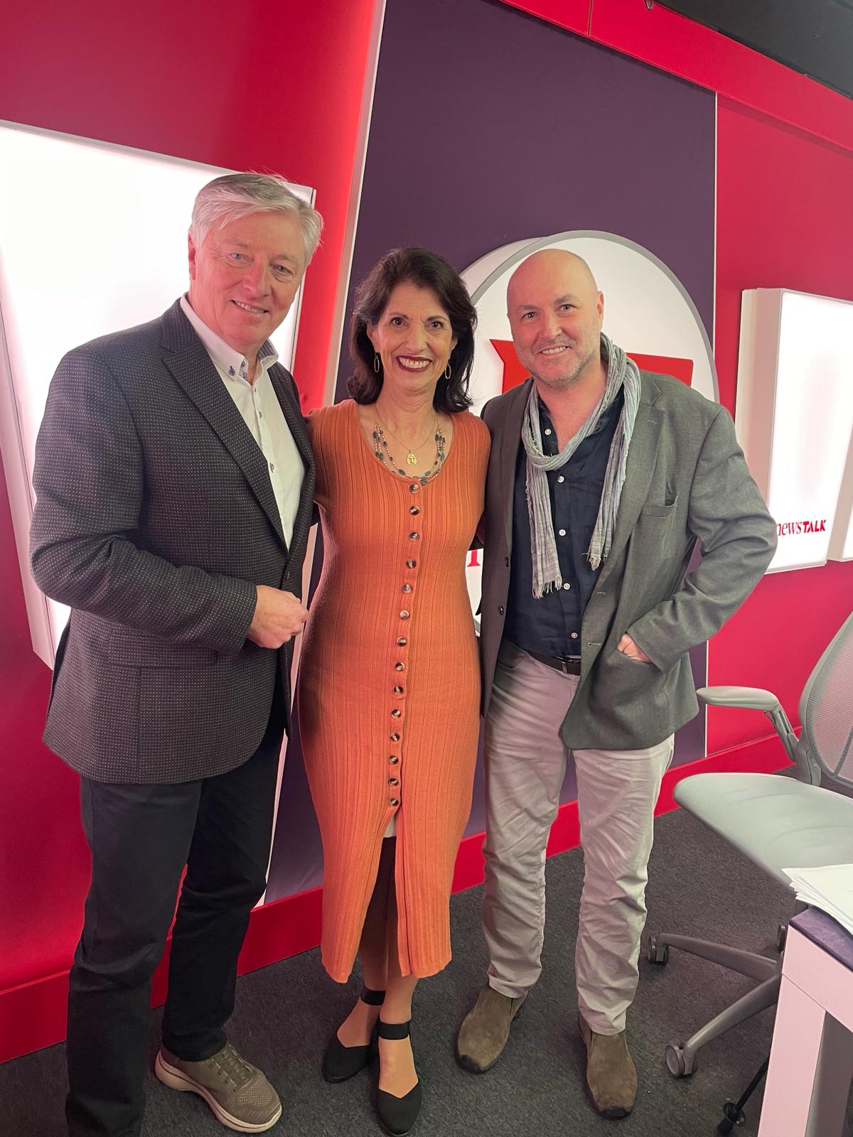 Diane Foley with Pat Kenny. 