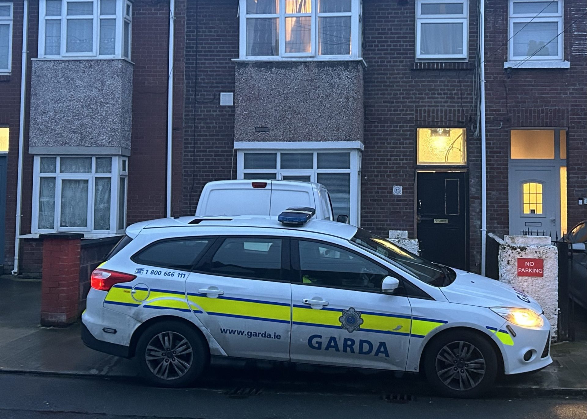 A car outside a house in Rialto, Dublin