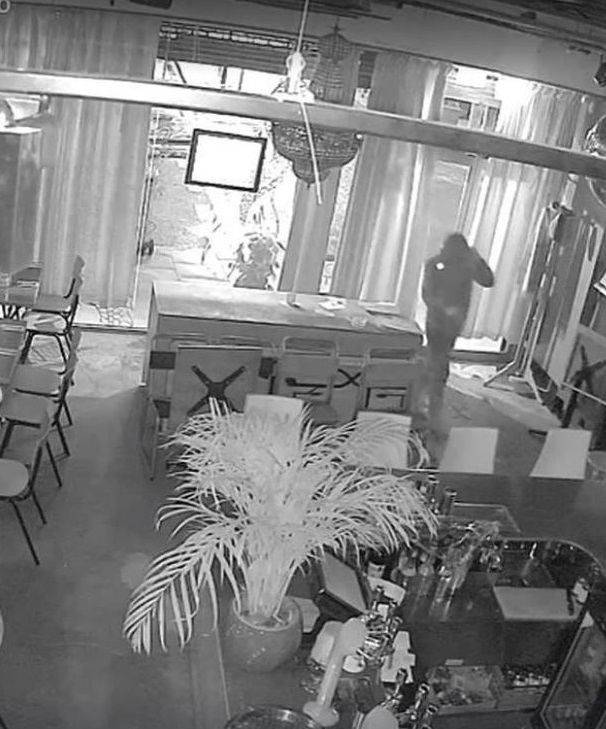 CCTV footage from the Bootleg restaurant in Dublin