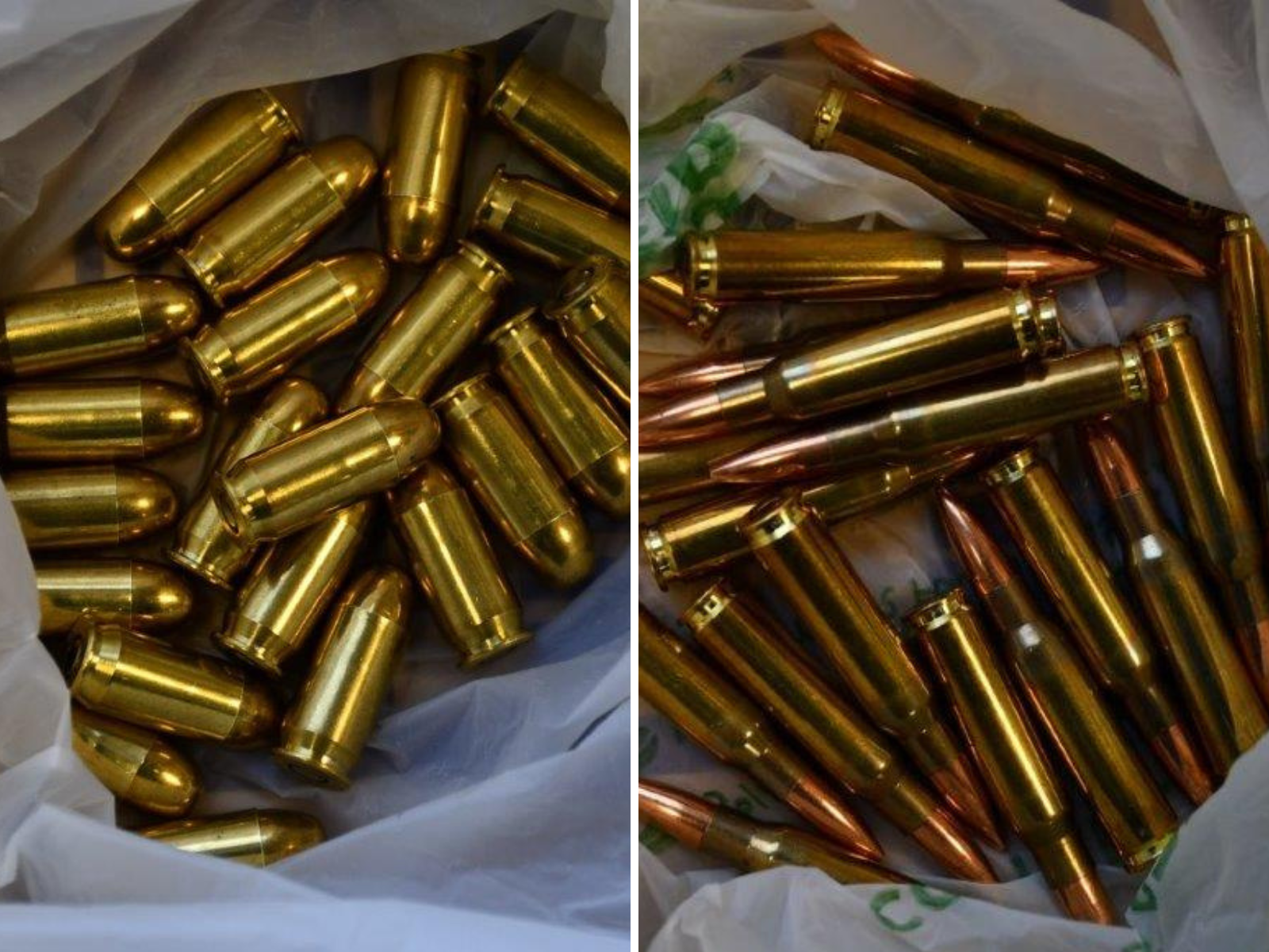 Ammunition seized by Gardaí in Kildare.