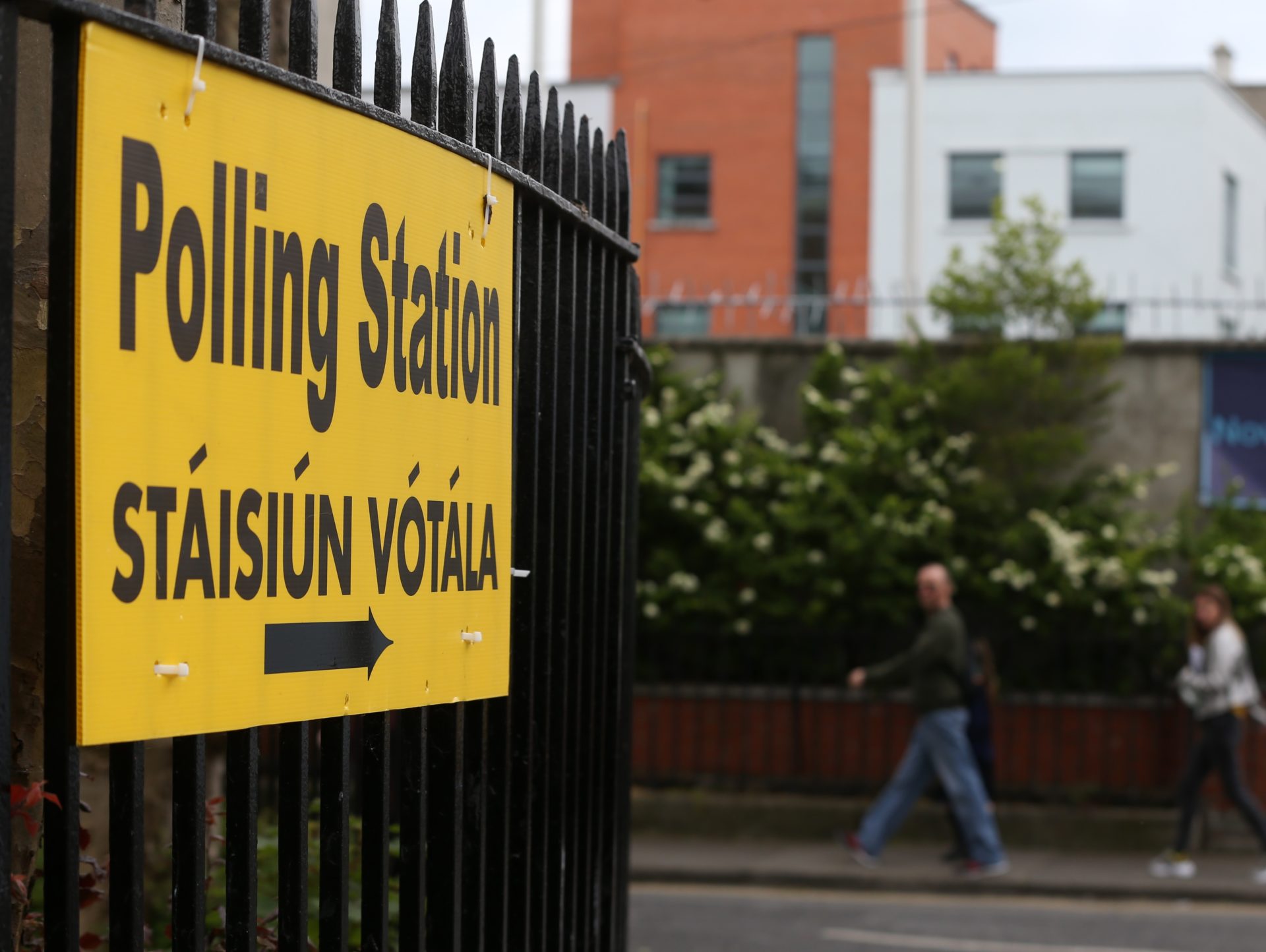 Polling station for local election