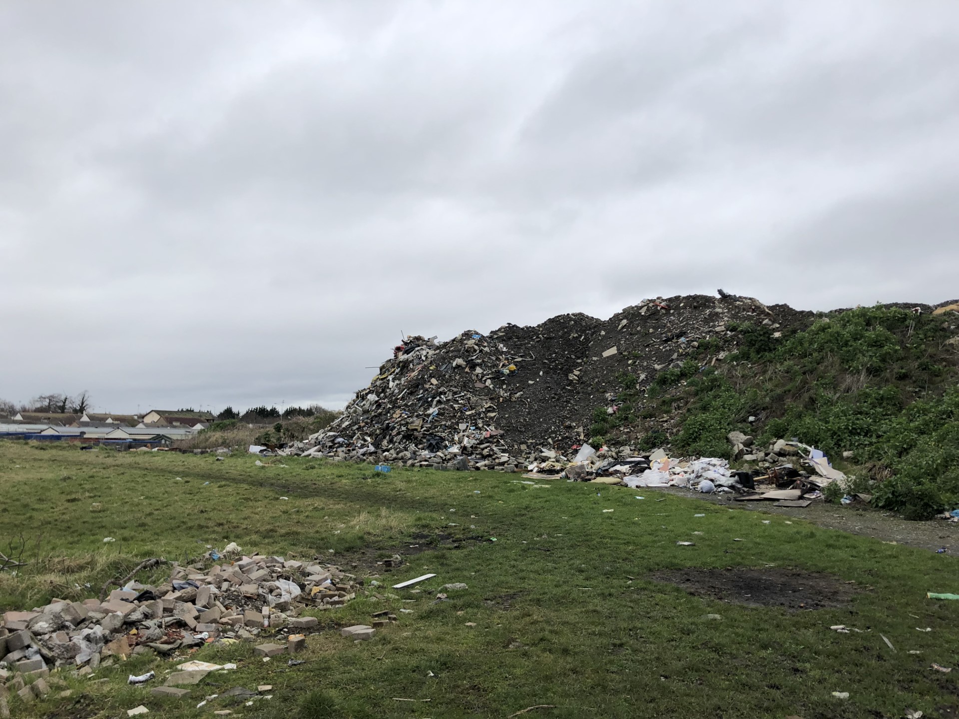 Illegal dump near Darndale Dublin 1