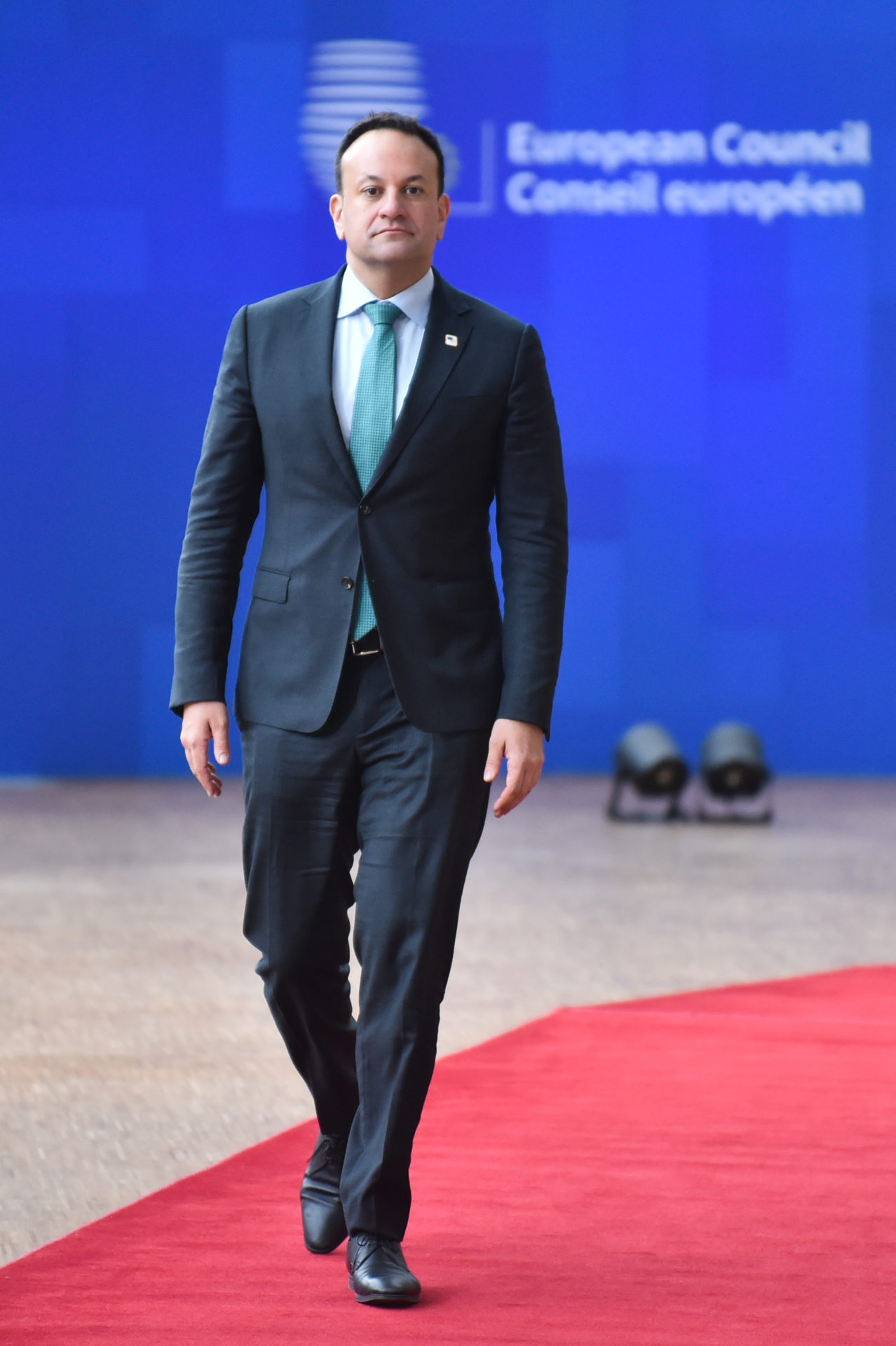 Leo Varadkar arrives at the EU Leaders’ Summit in Brussels