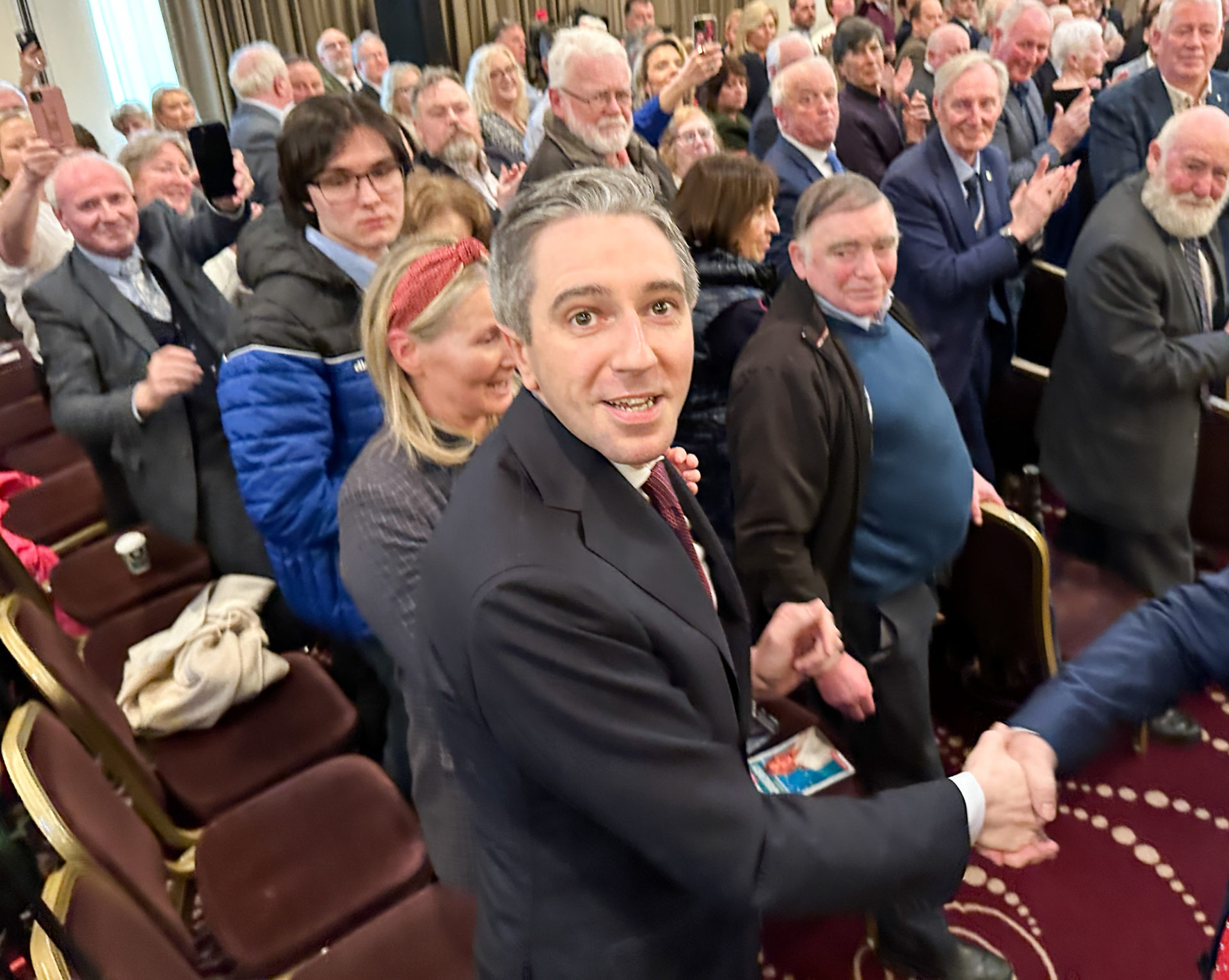 Simon Harris at the Fine Gael European selection convention for the Midlands North-West constituency. Image: Eamonn Farell / © RollingNews.ie