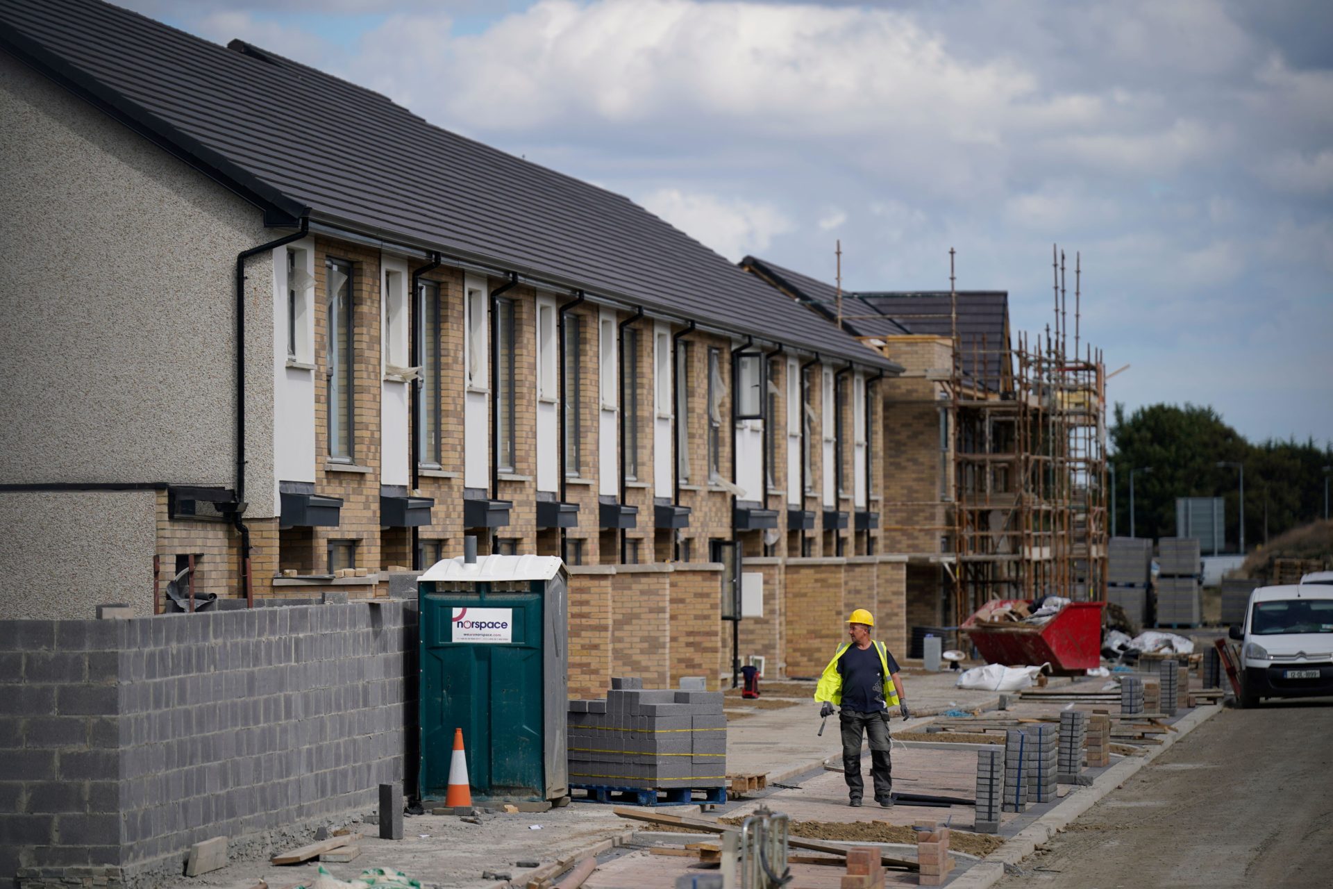 Cost rental homes under construction in Dublin, 23-8-22.