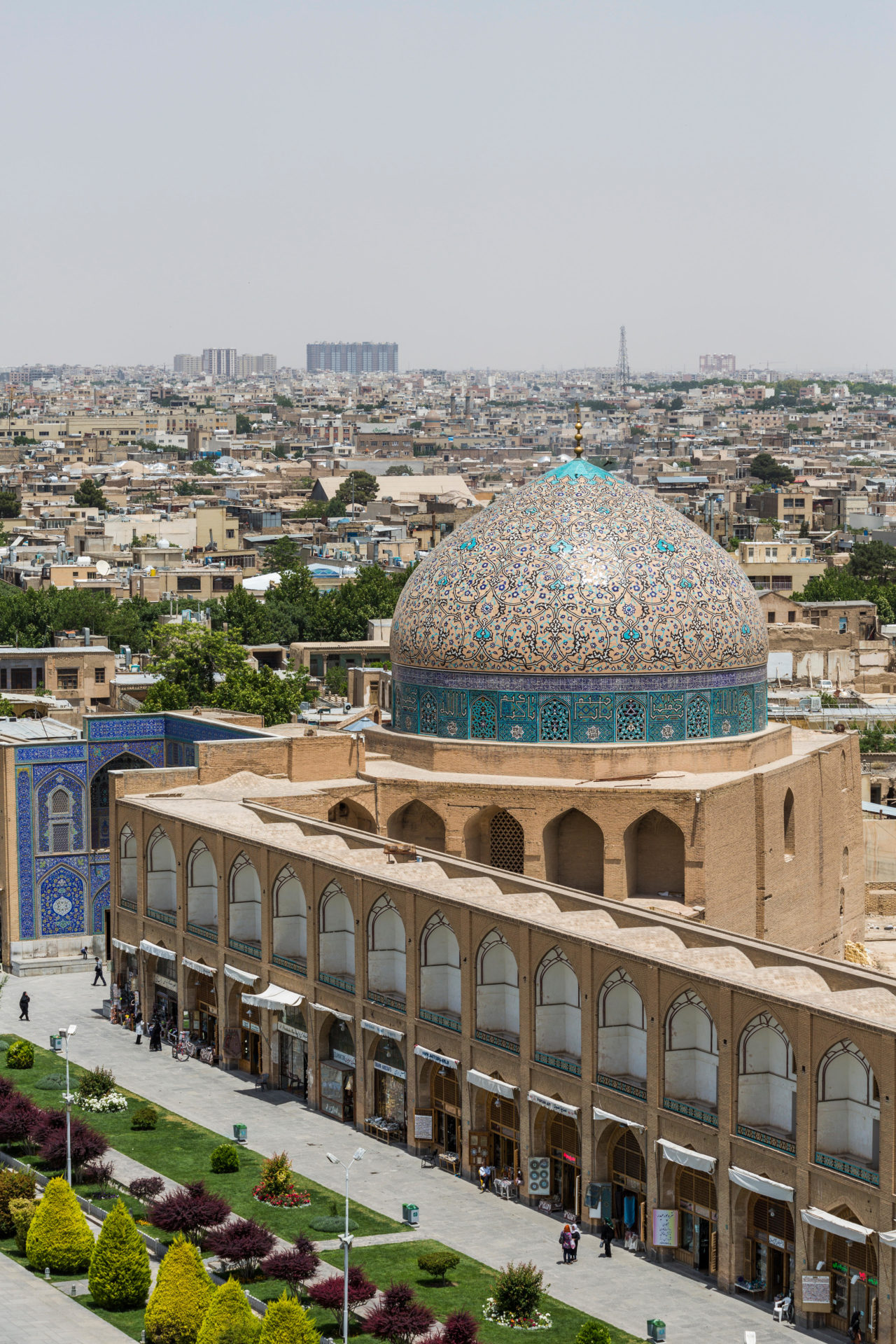 A view of Shaikh Lutfallah Mosque in Isfahan, Iran, 12-5-15,