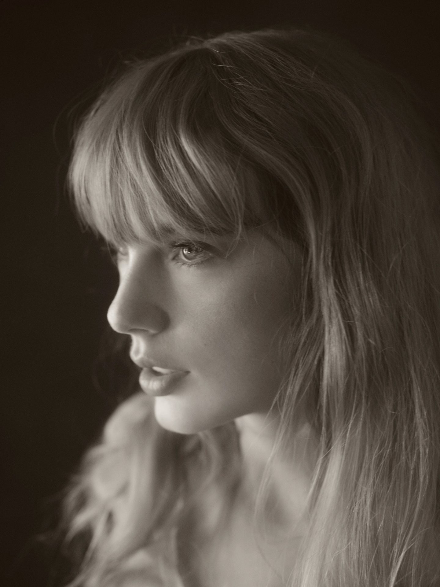 Taylor Swift poses for a shoot on her new album, The Tortured Poets Department
