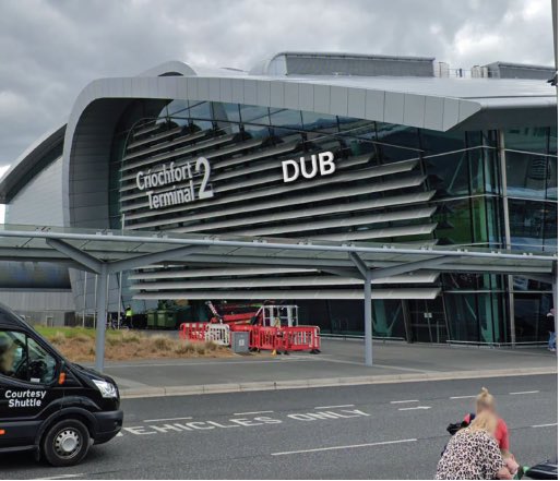 What the new sign will look like on Dublin Airport's Terminal 2