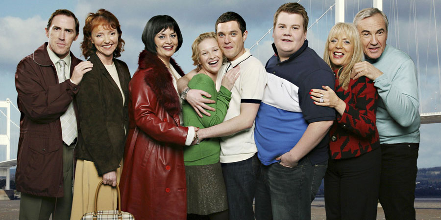 It's official!Gavin and Stacey writer, James Corden shared a picture with co-writer Ruth Jones t...