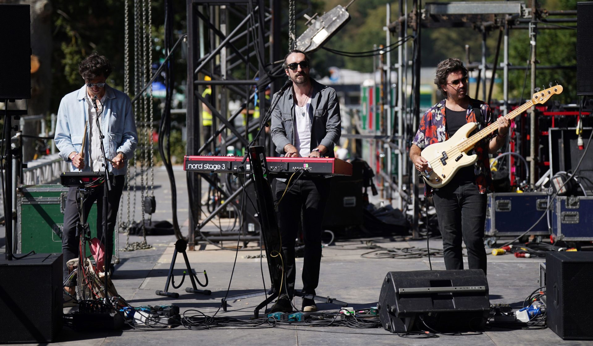 The Coronas performing  during a press preview of Electric Picnic. Image: PA Images / Alamy Stock Photo  