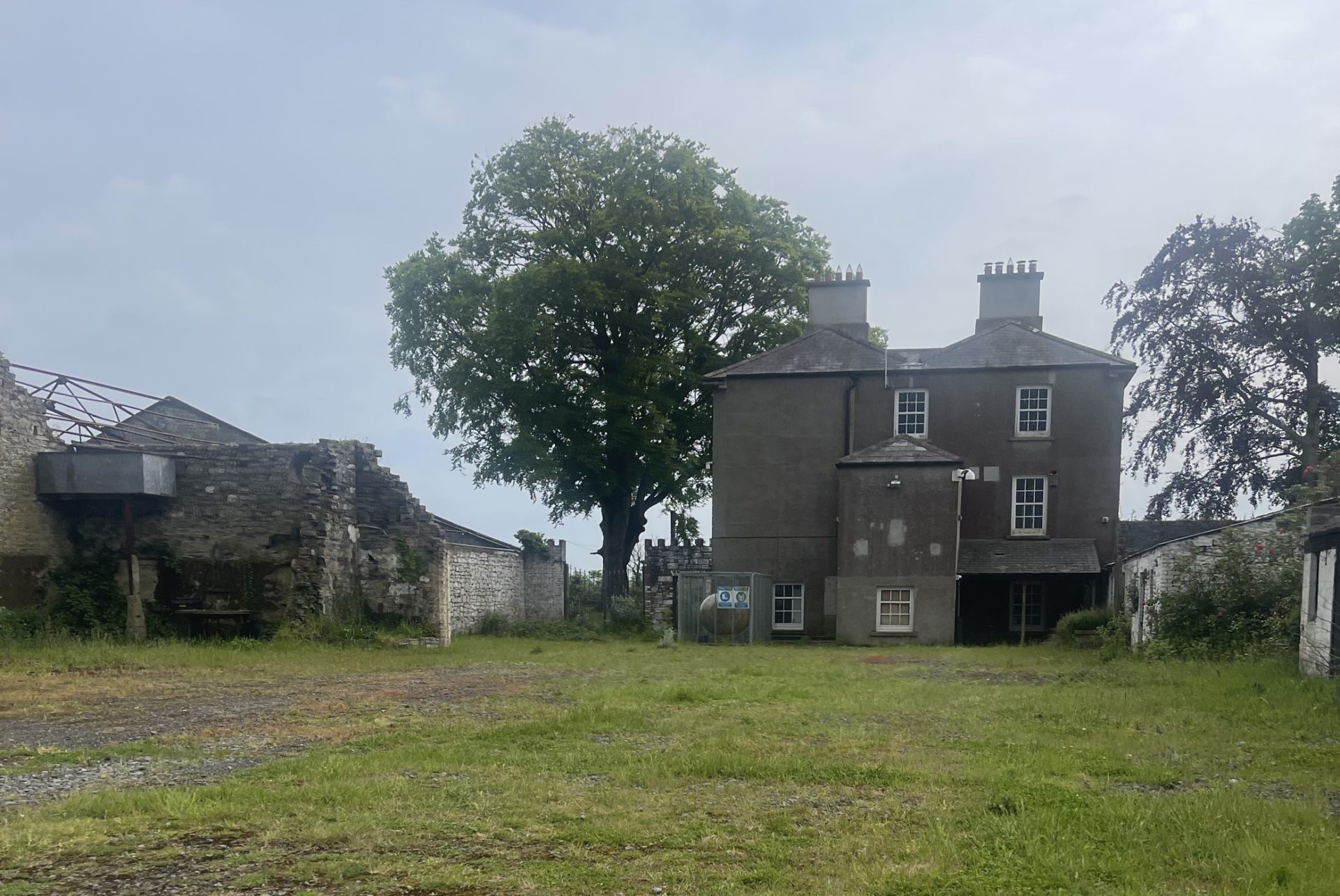 Thornton Hall, north Dublin, where the Government has announced hundreds of asylum seekers will be accommodation. Image: Barry Whyte