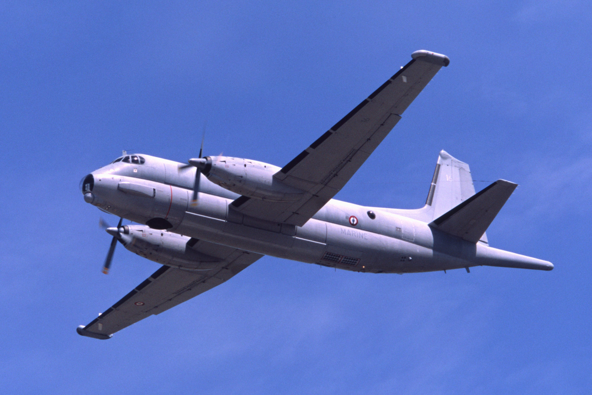 A Breguet 1150 Atlantic plane operated by the French Navy.