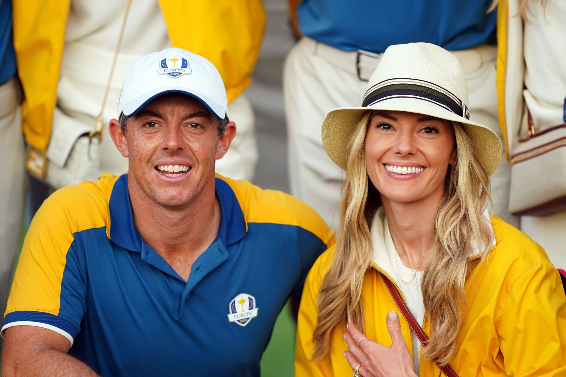 Rory McIlroy with his wife Erica Stoll