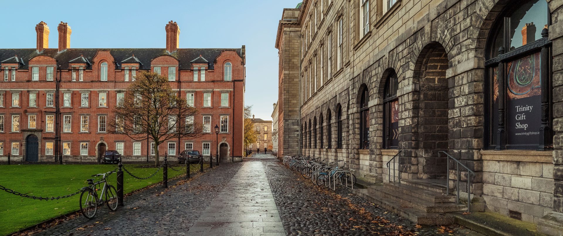 Empty campus at Trinity College, Dublin, Ireland. Image:dbtravel / Alamy Stock Photo 